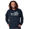 thumbnail image 1 of Funny Don't Hurry Be Happy Snail Joke Unisex Plus Fleece Graphic Hoodie Brisco Brands 5X, 1 of 5