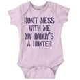thumbnail image 1 of Funny Don't Mess with Me Daddy Hunts Bodysuit Jumper Girls Infant Baby Brisco Brands 18M, 1 of 7