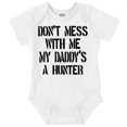 thumbnail image 1 of Funny Don't Mess with Me Daddy Hunts Bodysuit Jumper Girls Infant Baby Brisco Brands 24M, 1 of 6