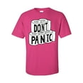 thumbnail image 1 of Funny Don't Panic Toilet Paper Shortage Epidemic Unisex Adult Short Sleeve T-shirt-Helconia-small, 1 of 4