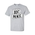 thumbnail image 1 of Funny Don't Panic Toilet Paper Shortage Epidemic Unisex Adult Short Sleeve T-shirt-Sports Grey-xxxl, 1 of 4