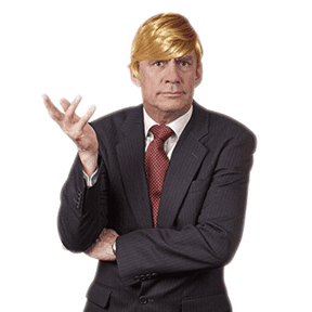 Funny Donald Trump Wig for Halloween Special President Trump Costume Hairs & Wigs for Men, Adult