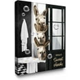 thumbnail image 1 of Funny Donkey Bathroom Decor Wall Art Rustic Donkeys in Bathtub Painting Black and White Bathroom Animals Wall Decor Unframed Poster for Bathroom Toilet Decoration, 1 of 3