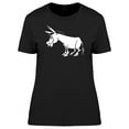 thumbnail image 1 of Funny Donkey Cartoon T-Shirt Women -Image by Shutterstock, Female x-Large, 1 of 2
