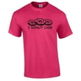 thumbnail image 1 of Funny Donut Care Short Sleeve T-shirt-Fuschia-6Xl, 1 of 4