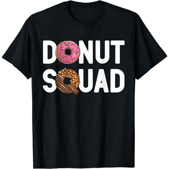 Funny Donut Cool Donut Lover Birthday Girls Donut Squad T-Shirt