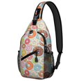 thumbnail image 1 of Funny Donut Shoulder Backpack - Cute Dessert-Themed Crossbody Bag for Travel & Daily Commuting - Durable & Comfortable Outdoor Adventures Bag for Foodie Lovers, 1 of 5