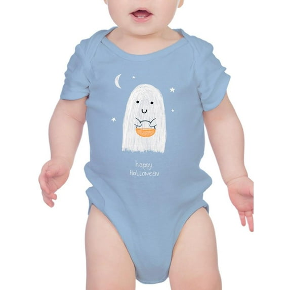 Funny Doodle Ghost Bodysuit Infant -Image by Shutterstock, 18 Months