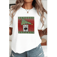 thumbnail image 1 of Funny Doodlebob Sweater Style Holiday Cartoon Art Unisex T-Shirt,, up to Size 5XL, 1 of 2
