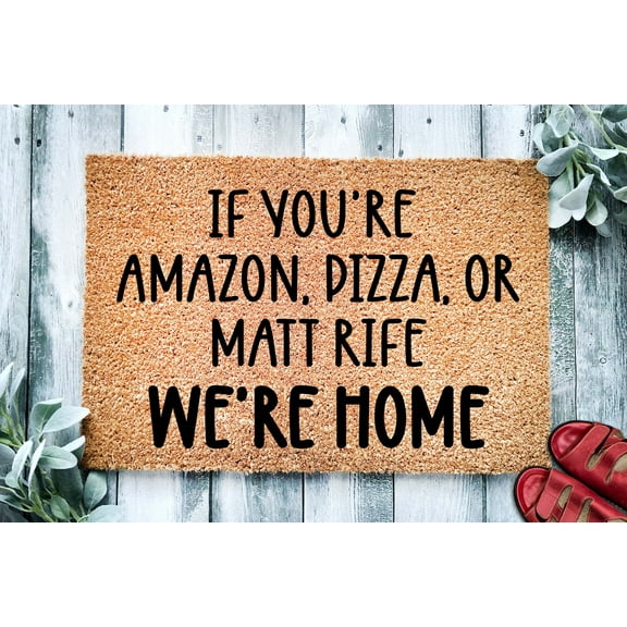 Funny Door Mat | Matt Rife | Amazon Pizza | Funny Doormat | Welcome Mat | Funny Door Mat | Funny Gift | Home Doormat | Door Rug TikTok Crush