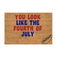 thumbnail image 1 of Funny Doormat You're Looking Absolutely Fire Today, Front Door Mat Entryway Outdoor Mat with Heavy Duty Front Porch Welcome Mats House Warming Gift Mat Outdoor Decor Rugs 24x16inch, 1 of 4