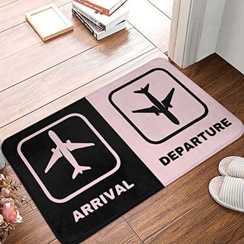 Funny Doormat Outdoor The Exit Arrival Departure Doormat Bathroom ...