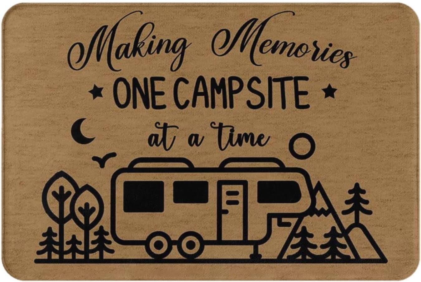Funny Doormat Making Memories One Campsite at A Time Camping