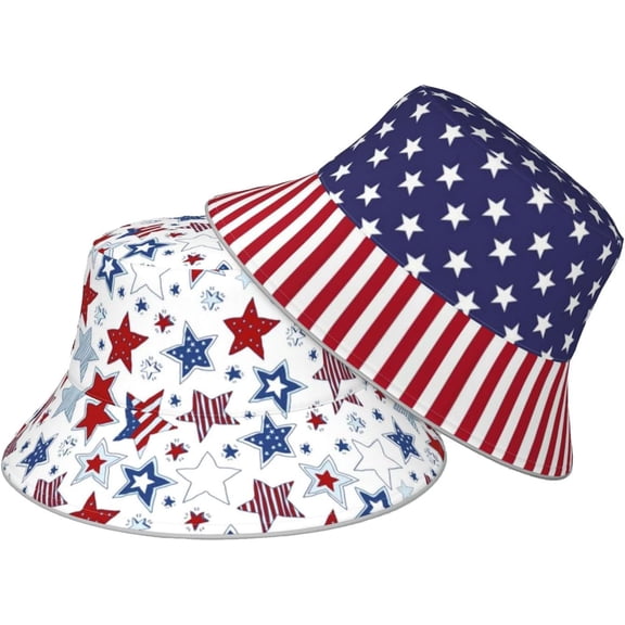 Funny Double Sided Wearing Bucket Hats for Men Women Summer Beach Fisherman Hat Cute Sun Cap Travel Outdoor Hiking