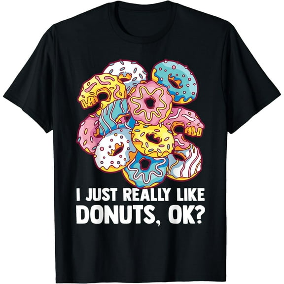 Funny Doughnut DesignsDonut Lover T-Shirt100% cotton