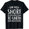 thumbnail image 1 of Funny Down To Earth Quote Short Sleeve Graphic T-Shirt for Women Men, 1 of 6