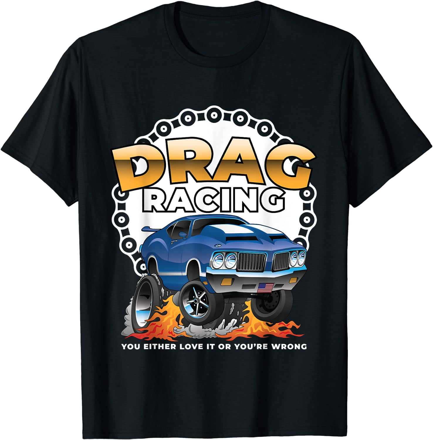 Funny Drag Racing Shirt for Race Drivers Bracket Racing Fans T-Shirt ...