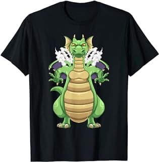 Funny Dragon Design For Men Women Dragon Serpentine Creature T-Shirt ...