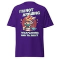 thumbnail image 1 of Funny Dragon T-Shirt - Im Not Arguing, Im Just Explaining - Graphic Tee, Sassy Humor Unisex Shirt, 1 of 10
