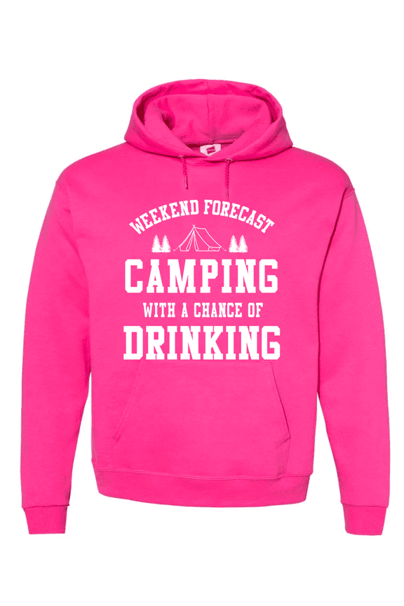 Funny Drinking Camping Hoodie Sweatshirt Clothing Accessories Gifts Mens