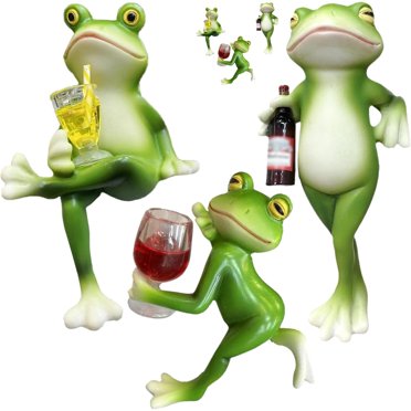Frog Lovers Figurines - Resin Garden Statues Couple Home Décor Ornaments