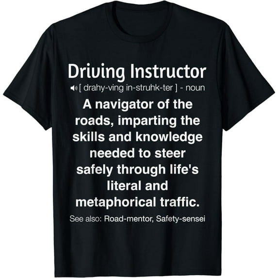 Funny Driving instructor T-Shirt Driving instructor Gifts & Apparel Co.