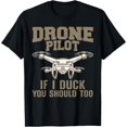 thumbnail image 1 of Funny Drone Pilot Design For Men Women Kids Drone Operator T-Shirt, 1 of 4