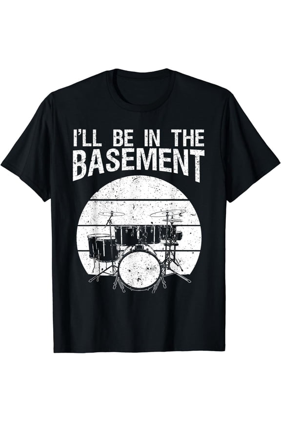 Funny Drummer Art For Men Women Drum Set Drumming Lovers Gift Unisex T-Shirt