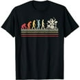 thumbnail image 1 of Funny Drummer T Shirt. Retro Vintage Evolution Of Man Shirt, 1 of 5