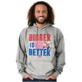 thumbnail image 1 of Funny Dubble Bubble Bigger is Bettter Hoodie Sweatshirt Women Men Brisco Brands S, 1 of 6