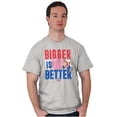 thumbnail image 1 of Funny Dubble Bubble Bigger is Bettter Men's Graphic T Shirt Tees Brisco Brands S, 1 of 4