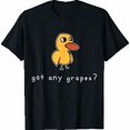 thumbnail image 1 of Funny Duck Got Any Grapes Graphic Summer Design T-Shirt, 1 of 2
