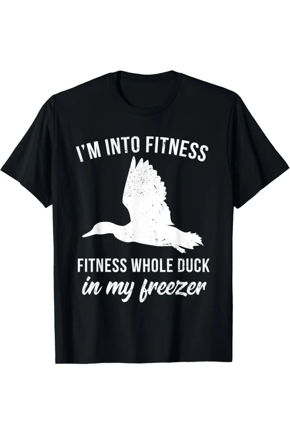 Funny Duck Hunter Gift Hunting Humor Pun Joke Novelty Unisex T-Shirt up to size 5XL