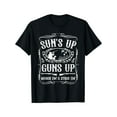 thumbnail image 1 of Funny Duck Hunting Suns Up Whack Em And Stack Em Hunter Gift T-Shirt Everyday Essential Classic Print Round Neck Short Sleeve Cotton T-shirt for Men, 1 of 10