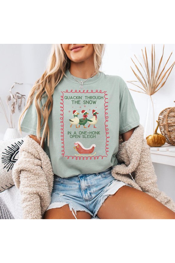 Funny Duck Quackin' Holiday T-Shirt