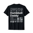 thumbnail image 1 of Funny Dumbbell Daddy Gym Workout T-Shirt for Fitness Enthusiasts, 1 of 5