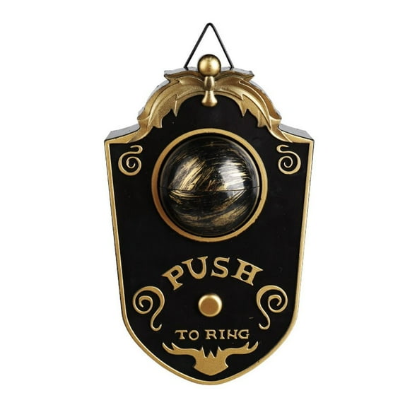 Funny Durable Secret Room Soundmaking LED Bar Electric Halloween Doorbell Eyeball Doorbell Cyclops Doorbell BLACK