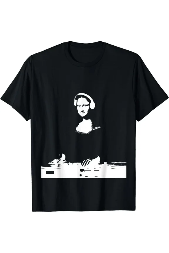 Funny EDM Techno Rave DJ Music Art Gift Tee Unisex T-shirt