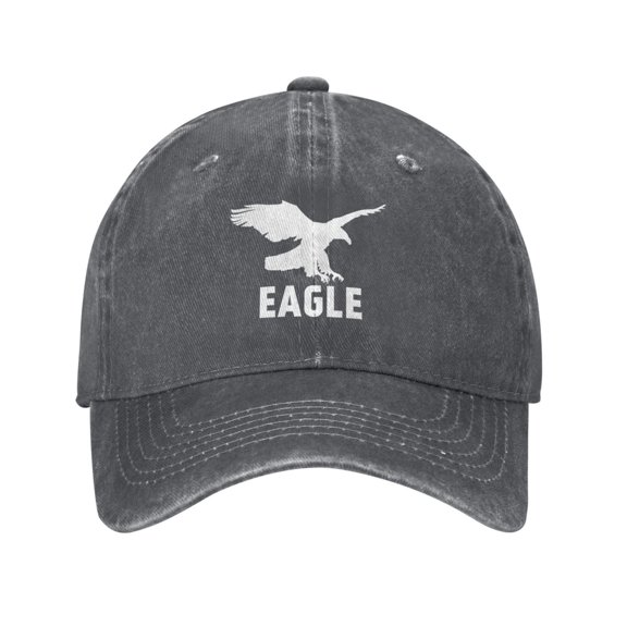 Funny Eagle Baseball Cap Vintage Soft Washed Denim,Golf Dad Hat Adjustable Trucker Hats for Men Women Unisex Adult,Deep Heather