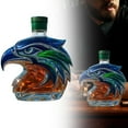 thumbnail image 1 of Funny Eagle Whisky Bottle, 3D Hawk Head Glass Decanter, Multifunctional Liquor Container for Whiskey, Wine, Cocktails, Football Fan Gift, Home Bar Display, 1 of 8