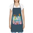 thumbnail image 1 of Funny Easter Apron for Women Men - Cute Bunny & Eggs Kitchen Apron with Pockets - Waterproof Cooking Bib for BBQ Baking Gardening Cafe, Easter Decor 2026, Easter Bunny Accessories, Hostess Gift Ideas, 1 of 9