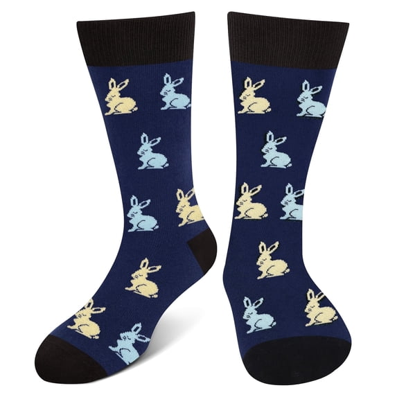 Funny Easter Bunny Socks-Unique Gag Gifts for Men Women Teen Boys - Easter Valentines Christmas Birthday Gifts for Him Men Boyfriend Stocking Stuffer