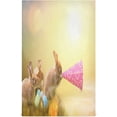 thumbnail image 1 of Funny Easter Rabbit Kitchen Tea Towels Set of 1 Absorbent Hand Dish Towels, Sun Shine Dishcloths Lint-Free 18x28 Inch Fast Drying for Cooking Baking Home Clean, 1 of 7
