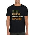 thumbnail image 1 of Funny Eat Sleep Armwrestling Repeat Sport Hobby Player Unisex T-Shirt, 1 of 3