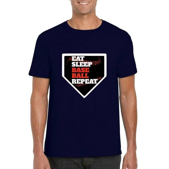 Funny Eat Sleep Baseball Repeat Player Lifestyle Sport Unisex T-Shirt