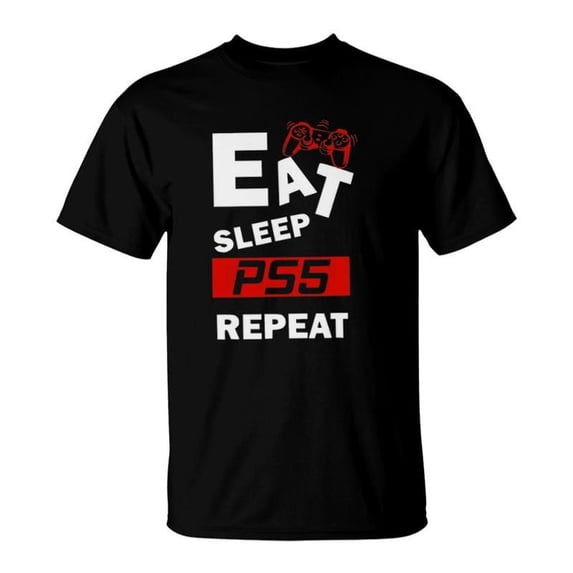 Funny Eat Sleep Ps5 Repeat Gift For Lover Video Game TShirt