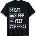 thumbnail image 1 of Funny Eat Sleep Yeet Repeat Popular Dance TShirt Urban Slang T-Shirt, 1 of 3