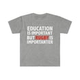 thumbnail image 1 of Funny Education Is Important But Rugby Is Importanter  Unisex T-shirt S-3XL, 1 of 2