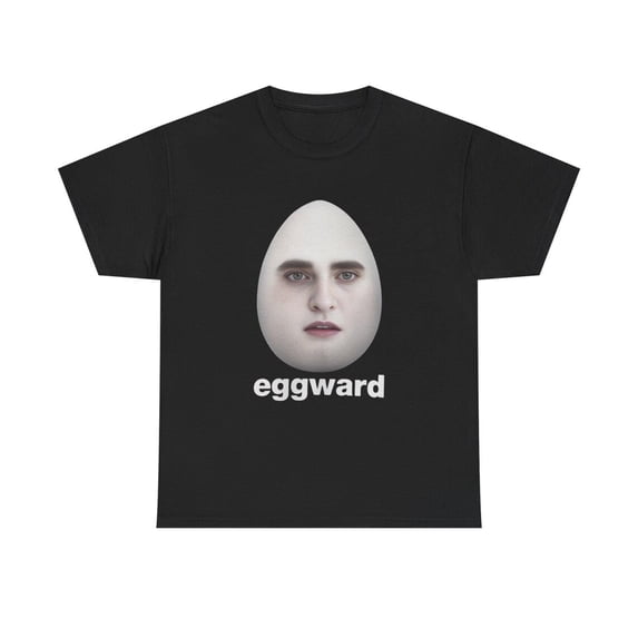 Funny Egg Face Graphic T-Shirt Quirky Meme Humor Tee