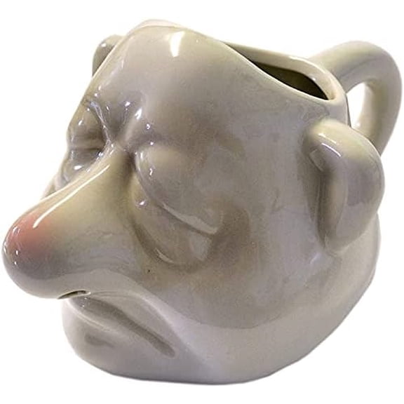 Funny Egg Yolk Separator, Ceramic Egg Yolk White Running Nose Separator Mug, Egg Divider Filter Tool, Household Kitchen Gadget Tools for Baking, Gag Gift Fun White Elephent Gift